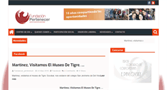 Desktop Screenshot of fundacionpertenecer.org